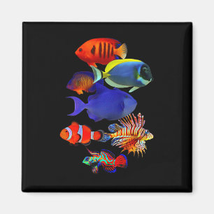 Saltwater Reef Fish Tank Lovers Trigger Fish Manda Magnet