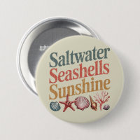 Saltwater Seashells Sunshine Summer Beach Vacation