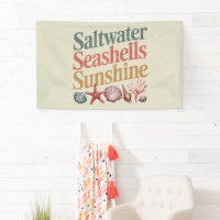 Saltwater Seashells Sunshine Summer Beach Vacation
