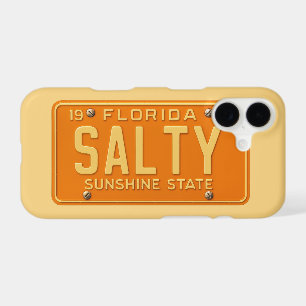Salty 1969 -Retro Florida License Plate Cell Phone