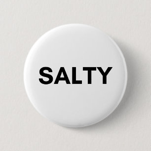 salty 6 cm round badge