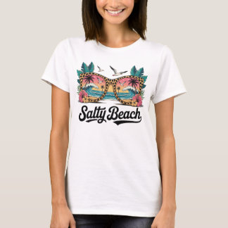 Salty Beach Casual Summer T-shirt