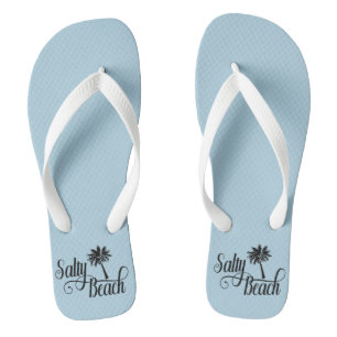Salty Beach Funny Summer Thongs