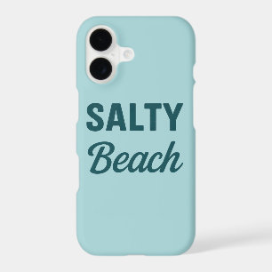 Salty Beach Life Coastal Blue Graphic Print Phone