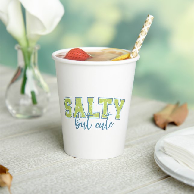 Salty But Cute Paper cup (Insitu)