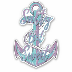 Salty But Sweet Nautical Anchor