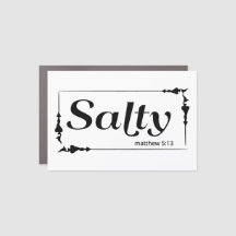 Salty Car Magnet