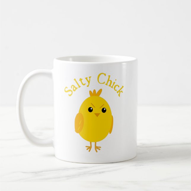 Salty Chick  Coffee Mug (Left)