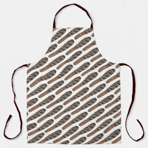 Salty Chocolate Covered Pretzel Sticks Junk Food Apron