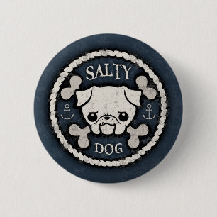 Salty Dog -bd 6 Cm Round Badge
