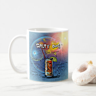 Salty Dog Cocktail (#6 of 12 Drink Recipe Sets) Coffee Mug