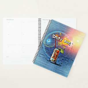 Salty Dog Cocktail (#6 of 12 Drink Recipe Sets) Planner