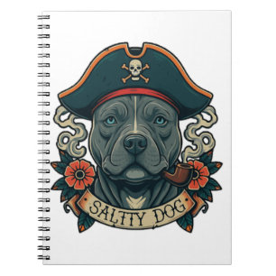 Salty Dog Pitbull Notebook