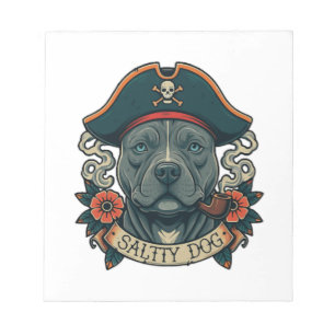 Salty Dog Pitbull Notepad
