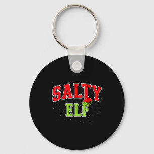 Salty Elf Christmas Family Matching Group Xmas Key Ring