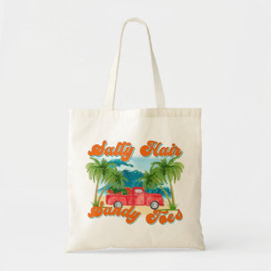 Salty Hair, Sandy Toes Tropical Island Tote Bag