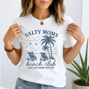 Salty Mom Beach Club Vintage T-Shirt
