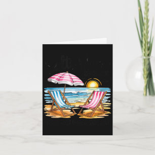 Salty moms beach club girls wanna have sun summer card