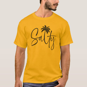Salty Palm Design T-Shirt