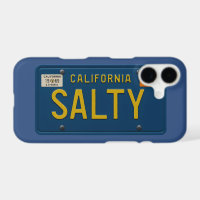Salty - Retro 1969 California License Plate Phone