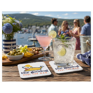 Salty Sea Dog Catching Lobsters Coaster