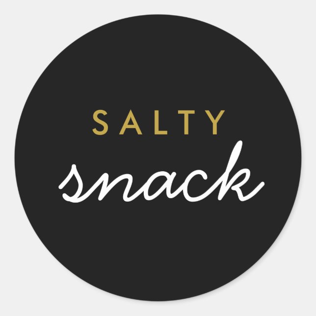 Salty Snack Sticker (Front)
