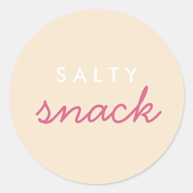 Salty Snack Sticker (Front)