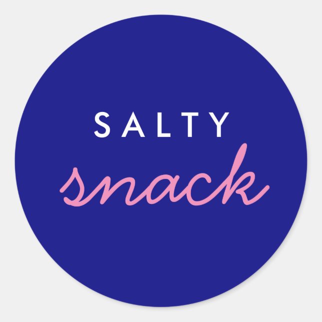 Salty Snack Sticker (Front)