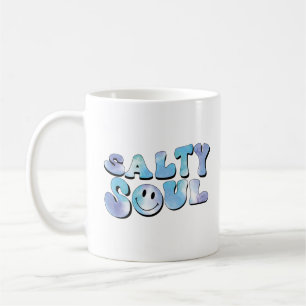 Salty Soul, Beach shirts, Summer Vacation Coffee Mug