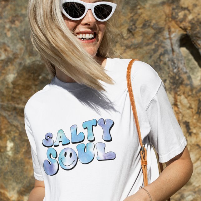 Salty Soul, Beach shirts, Summer Vacation T-Shirt (Creator Uploaded)