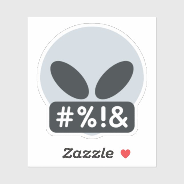 Salty Space Alien Sticker (Sheet)