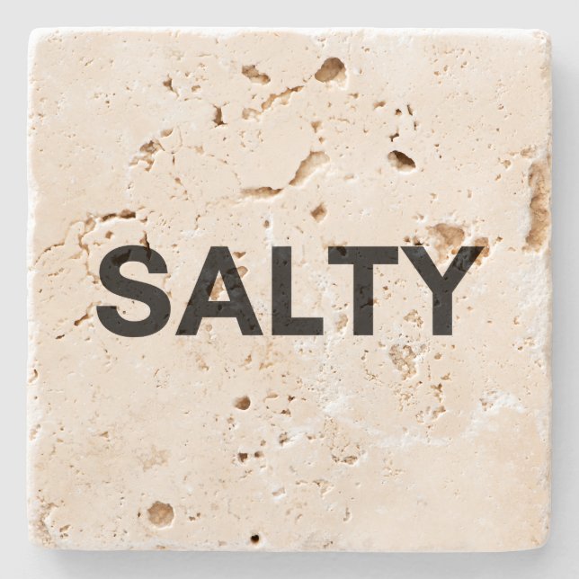 salty stone coaster (Front)