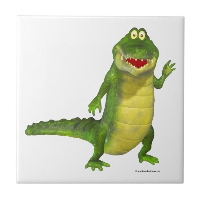 Salty the Crocodile Tile (Front)