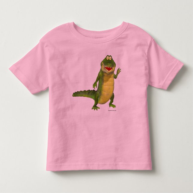 Salty the Crocodile Toddler T-Shirt (Front)