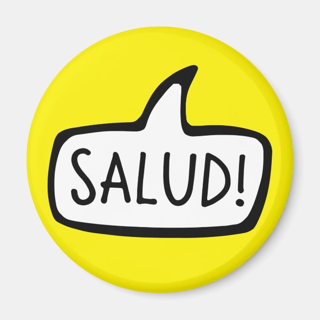 Salud! Breton Greeting Hello, Brittany, Brezhoneg Magnet (Front)