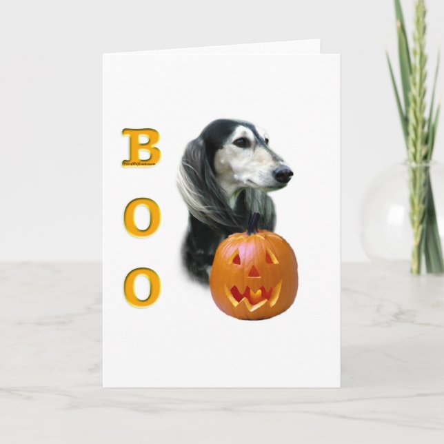 Saluki Boo Card (Front)