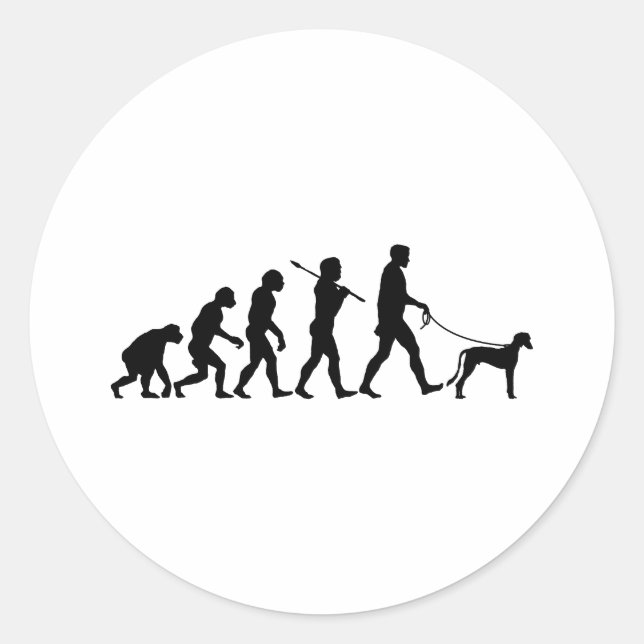 Saluki Classic Round Sticker (Front)