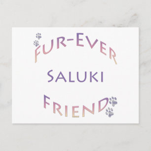Saluki Furever Friend Postcard