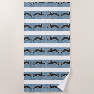Saluki Greyhound Beach Towel
