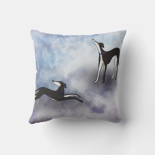Saluki Greyhound  Cushion (Back)