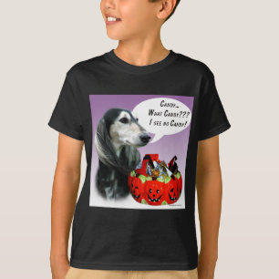 Saluki Halloween Candy T-Shirt