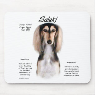 Saluki History Design Mouse Pad