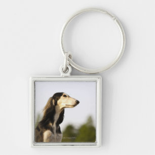 Saluki Key Ring