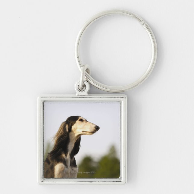 Saluki Key Ring (Front)