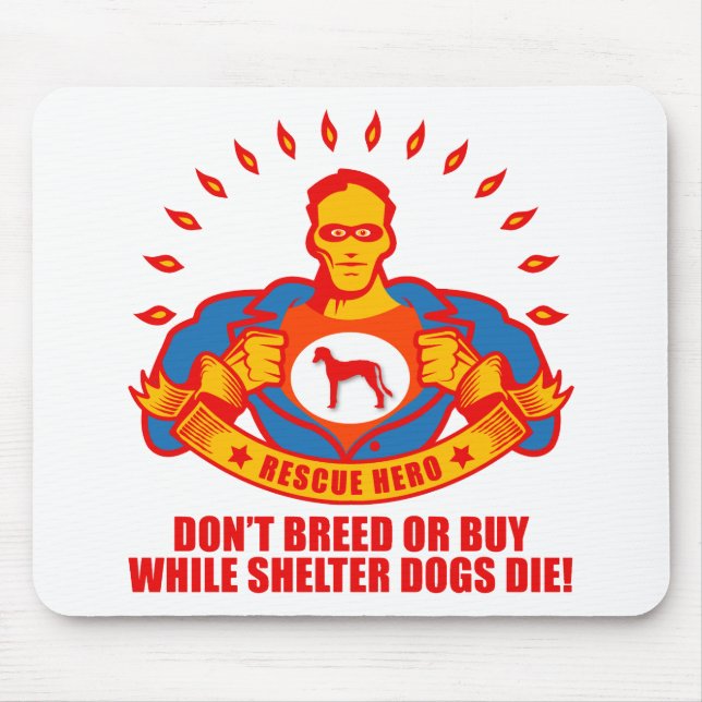 Saluki Mouse Pad (Front)