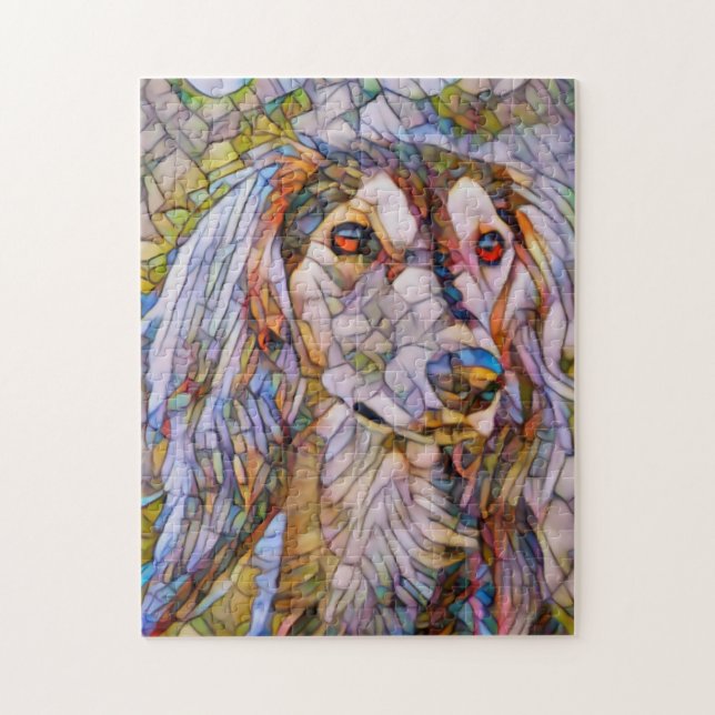 Saluki Painting Puzzle (Vertical)