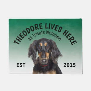 Saluki Personalised Dog Lover Doormat