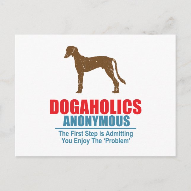 Saluki Postcard (Front)