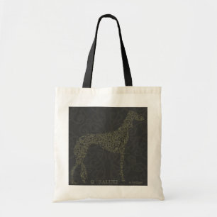 Saluki tote bag