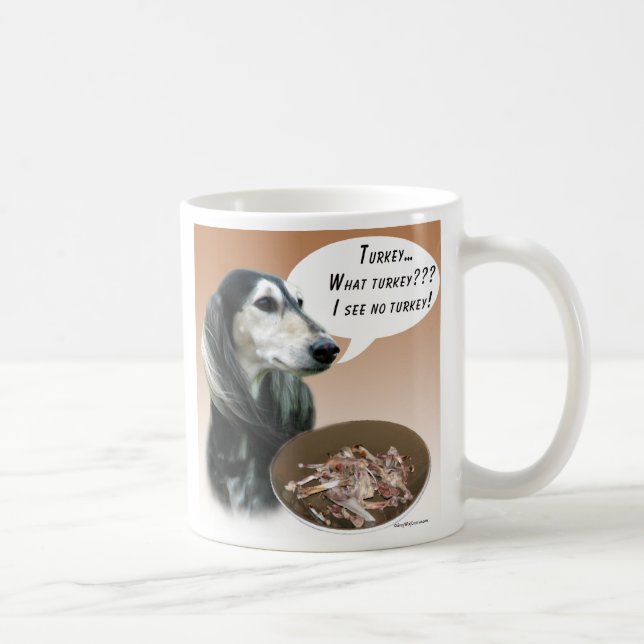 Saluki Turkey Coffee Mug (Right)